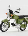 1/10 Scale Honda JiaLing JH-70 Alloy Classic Motorcycle Toys Diecast Simulation Metal Motorcycle Sound and Light Model