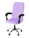 M/L Size Office Chair Covers Stretch Spandex Anti-dirty Computer Seat Chair Cover Removable Office Chair Slipcovers Solid Color
