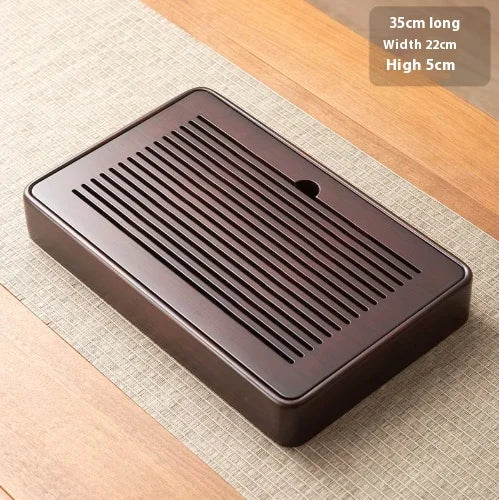 Tea Tray Household Small Dry Brewing And Draining Tea Set Office Tea Table Bamboo Tray Drainage Tea Tray Storage Tray