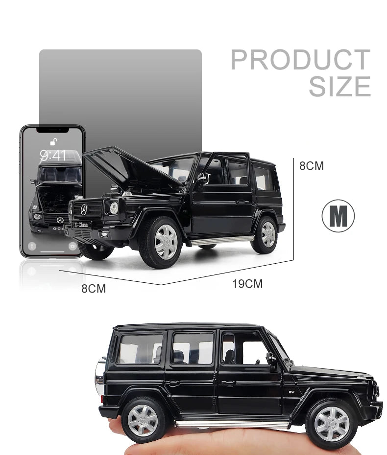 1 24 Scale Mercedes Benz G500 SUV Diecast Model Car