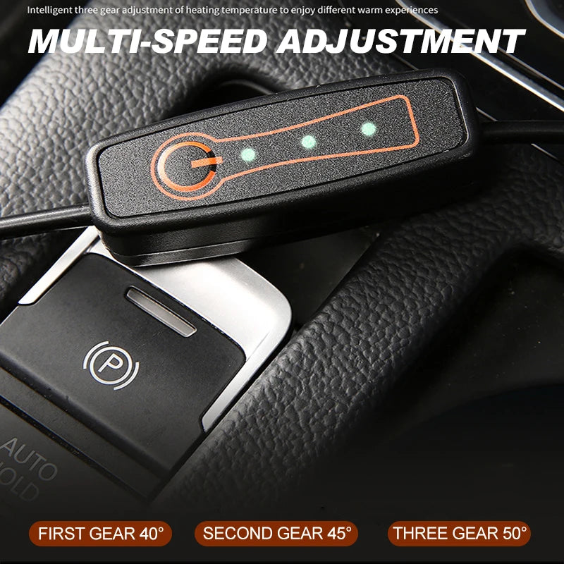 Heated Car Seat Cover USB Keep Warm Suede Winter Hot Heating Car Seat Cushion Cars Seat Protector Universal Heating Cover Seat