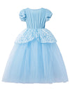 Light Up Cinderella Princess Girls Cosplay Dress Costume Led Vestidos Birthday Party Dress Halloween Clothes