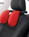 Adjustable U-shaped memory foam side neck pillow for the rear of the car
