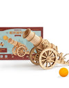 Wheeled Siege Artillery 3D Wooden Puzzle Game Toys