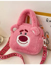 Sanrio Cartoon Plush Shoulder Bags Hello Kitty Kuromi Melody Cute Crossbody Bag Anime Children Handbag