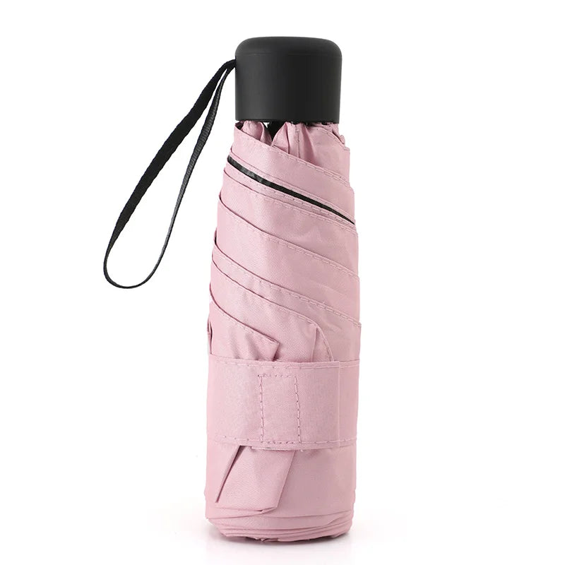 Ultralight Mini Folding Umbrella Compact Windproof Travel Sun Rain Protection