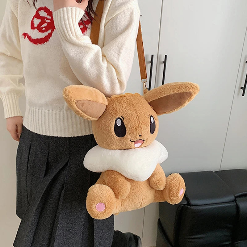Kawaii Character Plush Backpack Soft Shoulder Bag