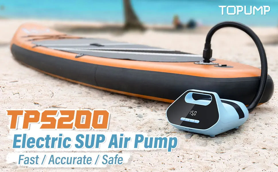 SUP Pump for Inflatable Boats Kayak 20PSI Dual Stage Corded Stand Up Paddle Board Surfing Board with Nozzles No Battery