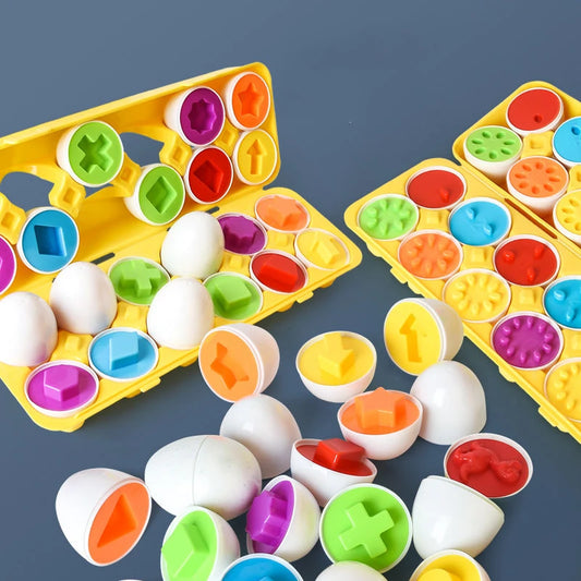 Montessori Games toy Smart Egg Shape Match Puzzle For s Development Toy Educational Toy For 1 2 3 4 Year