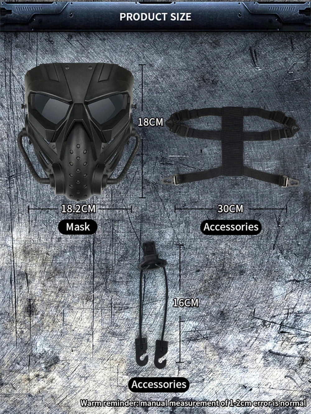 Airsoft Masks Defensive PC Lens Skull Mask Outdoor Shooting Mouth Mask Hunting Tactical Paintball Protection Face Mask