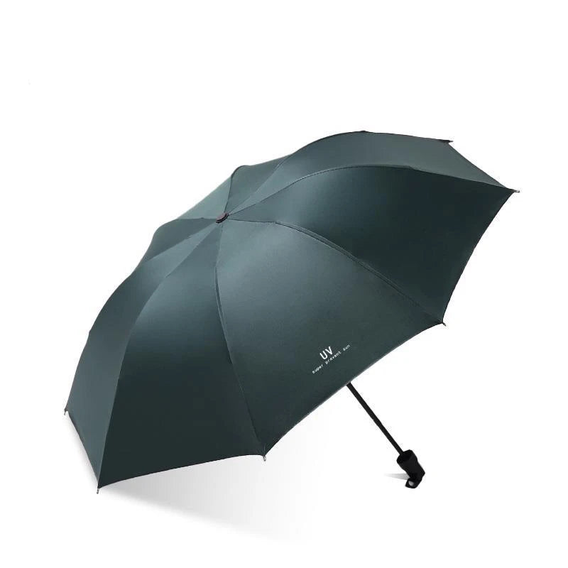 Compact Portable Folding Umbrella UV Protection Strong Wind Resistant Travel Rain Umbrella for Men and Women
