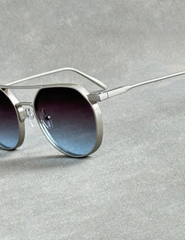 Oval Sunglasses For Men Steampunk Trendy Vintage Round Fashion Glasses