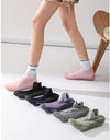 Silent Indoor Sports Shoes and Socks Gym Ultra Lightweight Shock Absorbent Breathable Anti Slip Soft Bottom Yoga