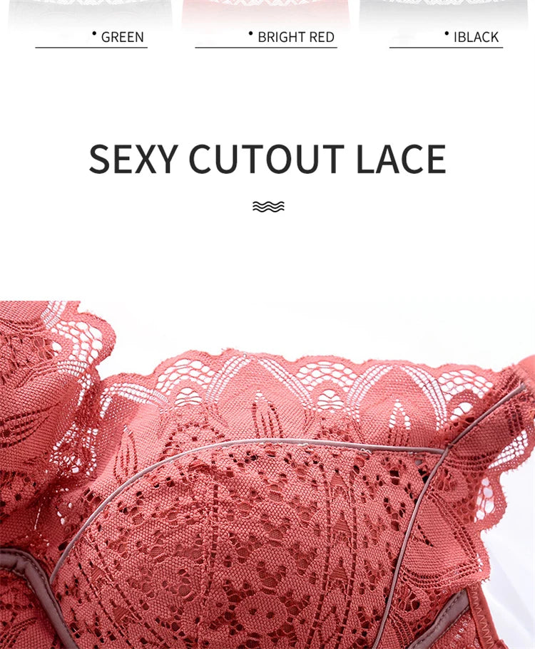 Women’s Push-Up Wire-Free Bra – Comfortable Adjustable Straps Bralette