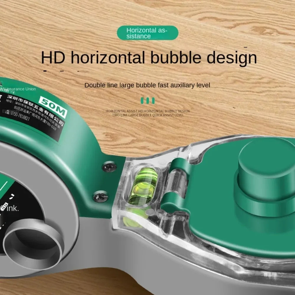 Portable Scribes Ink Draw Line Marker Ink Marker Construction Carpenter Tools Hand-Operated Measuring Tools