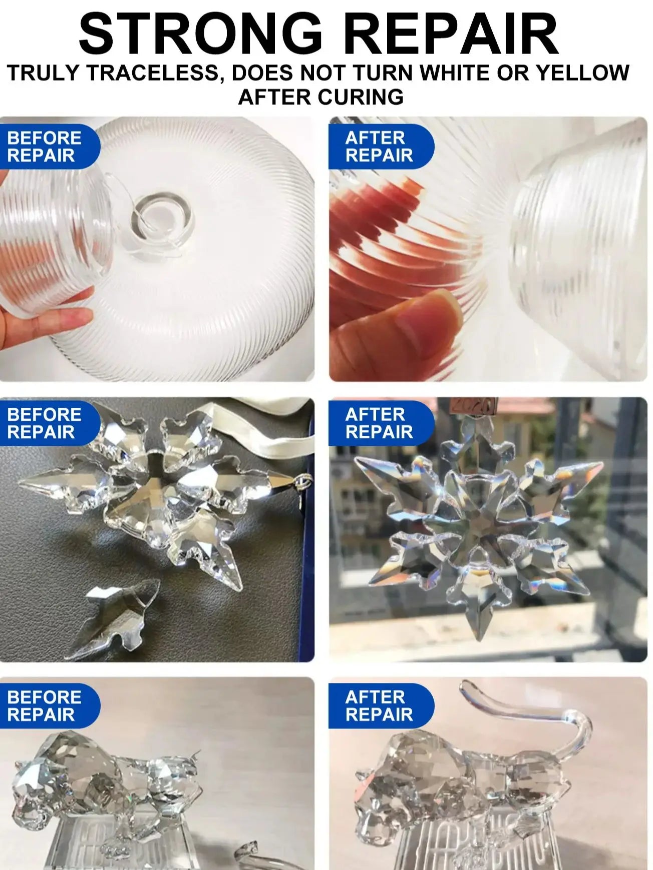 20ml 401 Instant Strong Super Glue Universal Superglue Mighty Instant Glue for Resin Ceramic Metal Glass Fast Dry