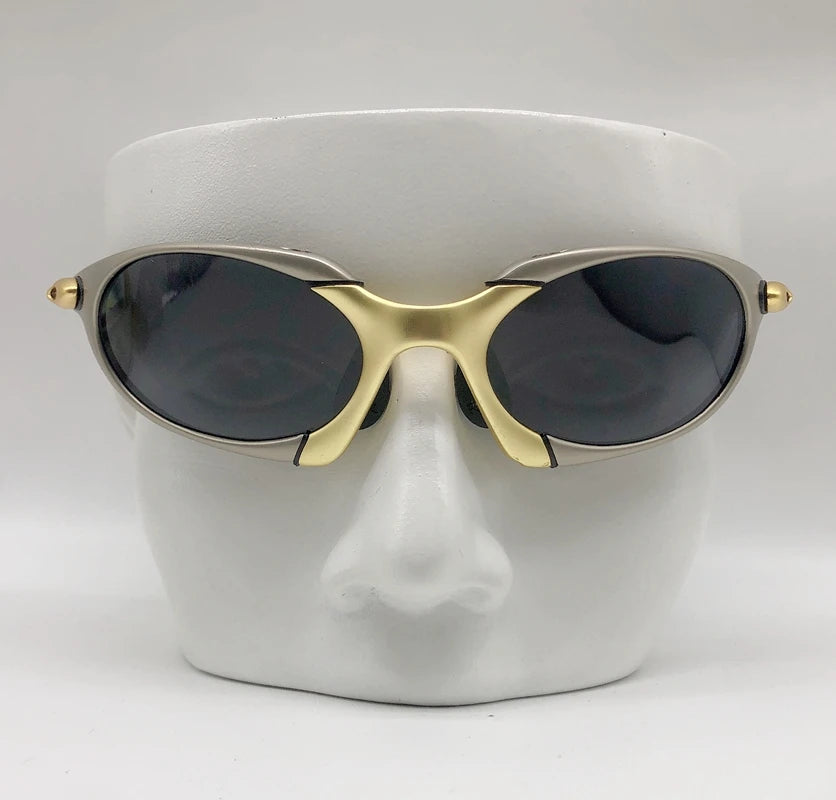 Polarized UV400 Cycling Sunglasses – Black Metal Frame Fishing Riding Bicycle Eyewear