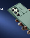 for Samsung Galaxy S24 S23 Ultra Case with Camera Cover Screen Protector Silky Touch Military Drop Protection Phone Case