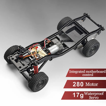 1:12 Rc Auto Mn Model Mn82 Retro Full-Scale Simulatie Lc79 Rtr 2.4G 4wd 280 Motor Afstandsbediening Pick-Up Rc Truck Model Auto