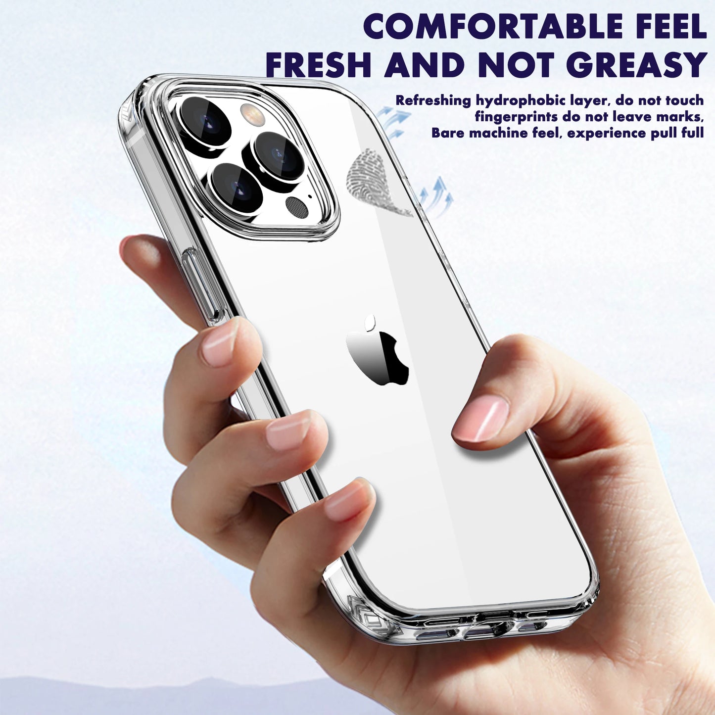 for iPhone 14 13 12 Case 14 Pro 14 Plus Crystal Clear Transparent Airbag Shockproof Cover for iPhone 12 13 14 Pro Max Case