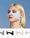 Summer Ice Silk Mask Breathable Face Mask Sunscreen Face Scarf Sunscreen Eye Patches Face Scarves Solid Color Face Cover Sports