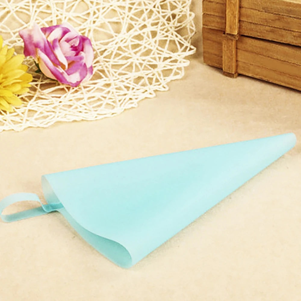 5 Sizes Silicone Icing Piping Cream Pastry Bag Reusable DIY Confectionery Bag Kitchen Accessories Cake Decorating Baking Tools