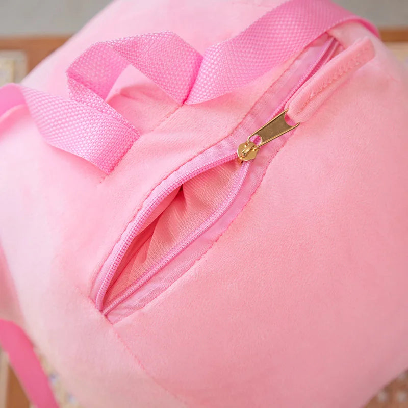 Kawaii Kirby Plush Backpack Soft Shoulder Bag