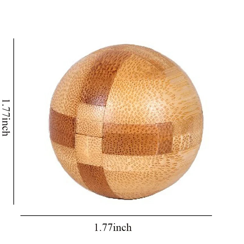 Wooden Kong Ming Lock Lu Ban Lock IQ Brain Teaser Puzzle Games  3D Puzzles for Adults Montessori Educational Toys