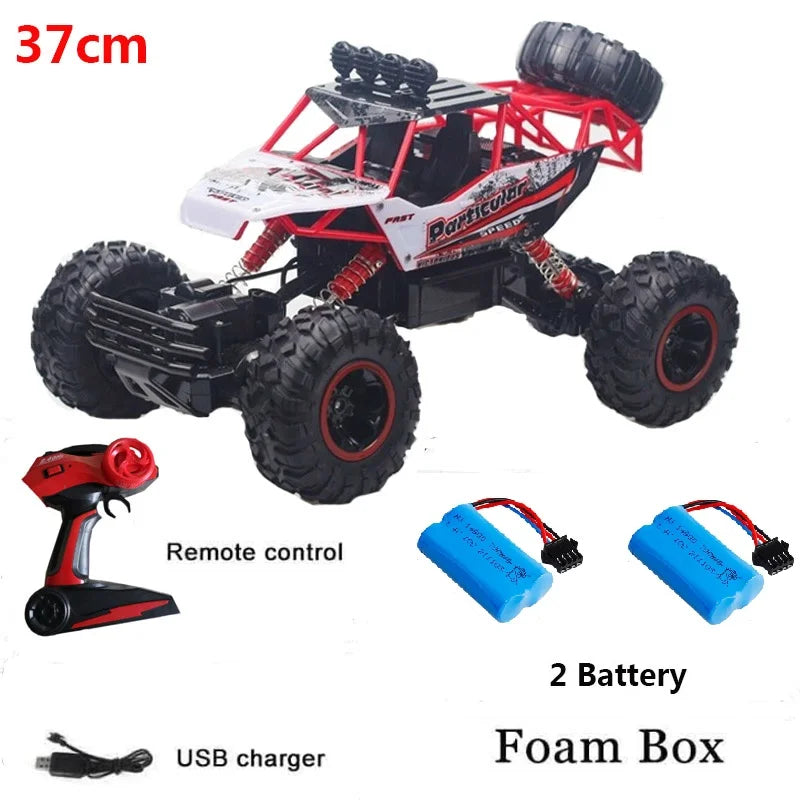 112 Scale Four Wheel Drive RC Monster Truck With LED Lights