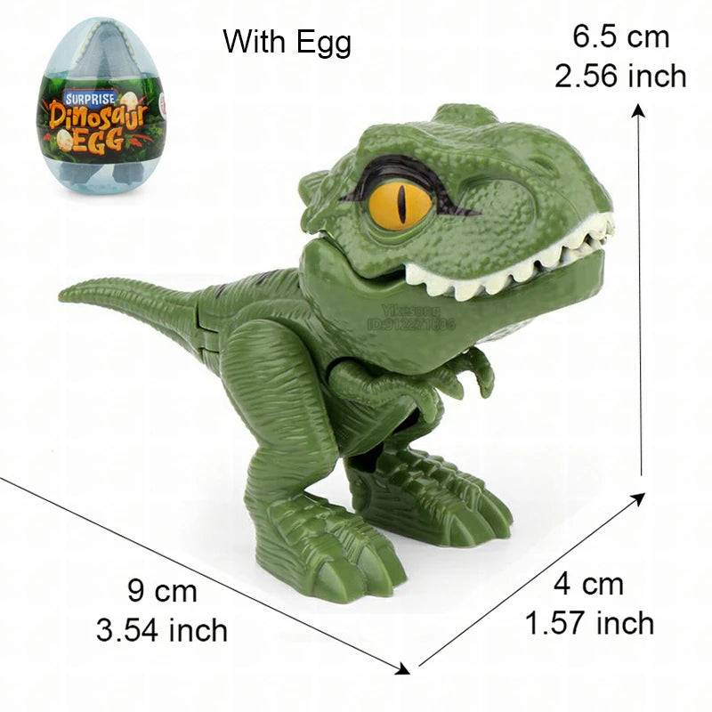 Finger Dinosaur Tricky Tyrannosaurus Model Biting Hand Fidget Mosasaurus Jurassic Dino Toy for Children Dino Movable Joints Gift