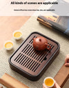 Tea Tray Household Small Dry Brewing And Draining Tea Set Office Tea Table Bamboo Tray Drainage Tea Tray Storage Tray