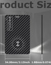 Ultra Slim Tracking Card Wireless Charging With Apple Find My IPX68 Waterproof Thin Tracker Keys Suitcase Bag Locator