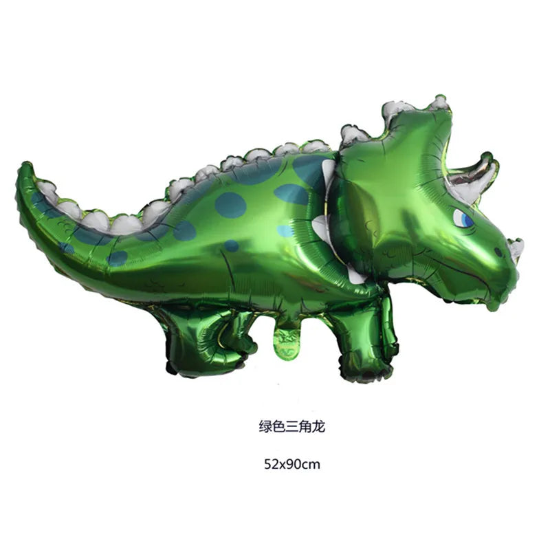 1Pcs New  Dinosaur Foil Balloon Boys Animal Balloons Childrens Dinosaur Birthday Party Jurassic Decorations Balloon