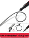 Flexible Magnetic Pickup Tool 25Inch Flexible Bend-It Magnet Snake Pick-Up Bendable Retriever Stick for Garbage/Keys/ Bolts,Nuts