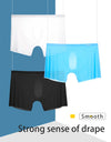 3-Pack Ultra-Thin 120S Ice Silk Men’s Breathable Boxer Shorts