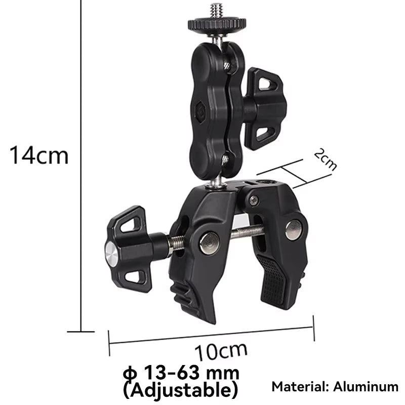 Action Camera Bicycle Motorcycle Handlebar Mount Selfie Stick Bracket