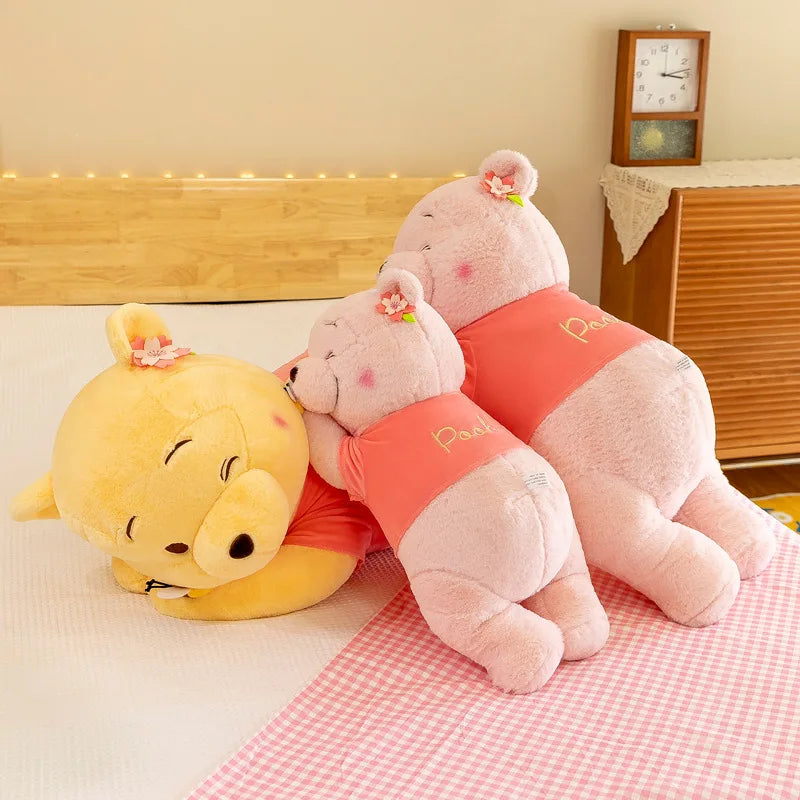Winnie Bear Plush Stuffed Animal Soft Cartoon Pillow