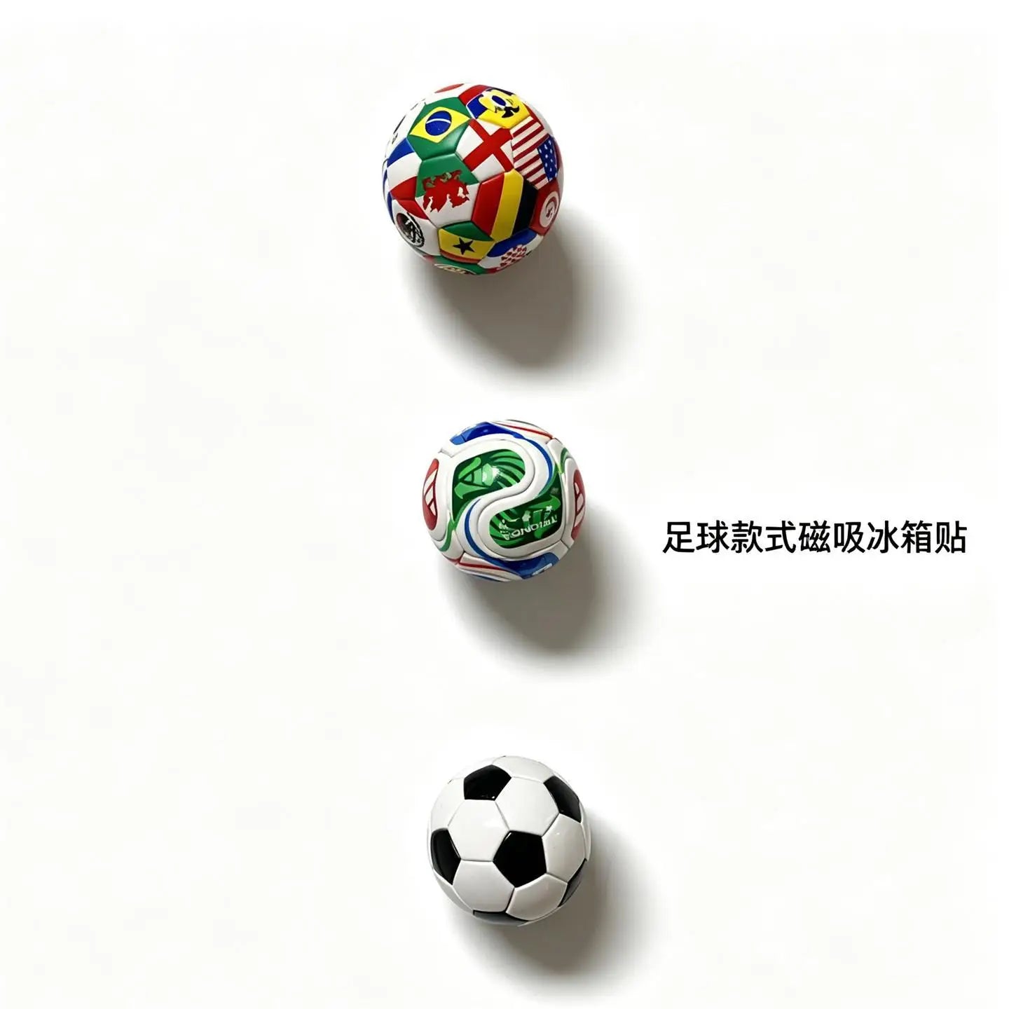2026 Soccer 3D Fridge Magnet International Flag Football Fan Souvenir