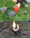 APG Portable Camping Stove Oil/Gas Multi-Use Gasoline Stove 1000ml Picnic Cooker With Windshield Hiking Equipment