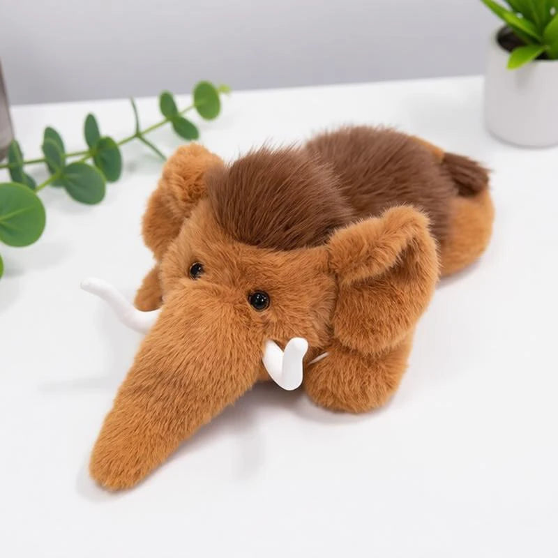 Mammoth Plush Stuffed Animal Soft Elephant Pillow