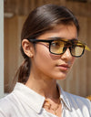Clip 100% Blue Light Blocking glasses Red Lens ,Orange Lens Anti fatigue Detachable Lens Gaming Glasses Computer Eyeglasses