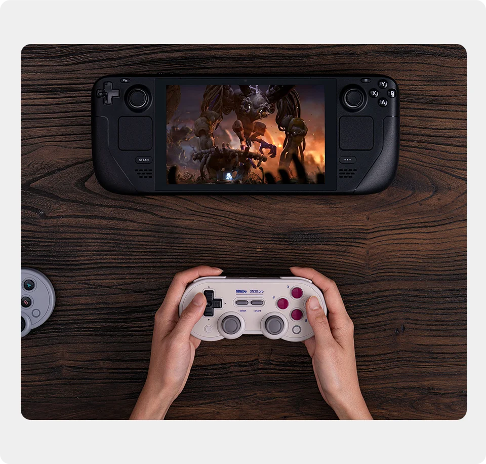 Wireless Bluetooth Gaming Controller with Hall Effect Joysticks for Nintendo Switch and PC