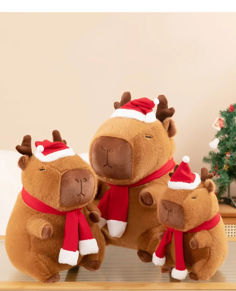 New 50cm Kawaii Capybara Plush Toy Capybara Stuffed Doll Christmas Gift Kids Birthday Xmas Present Cuddly Pillow Factory