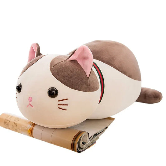 Kawaii Cat Plush Pillow Soft Stuffed Animal Doll