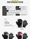 Sports Fitness Men And Women Weightlifting Breathable Non-Slip Silicone Half-Finger Cycling Gloves