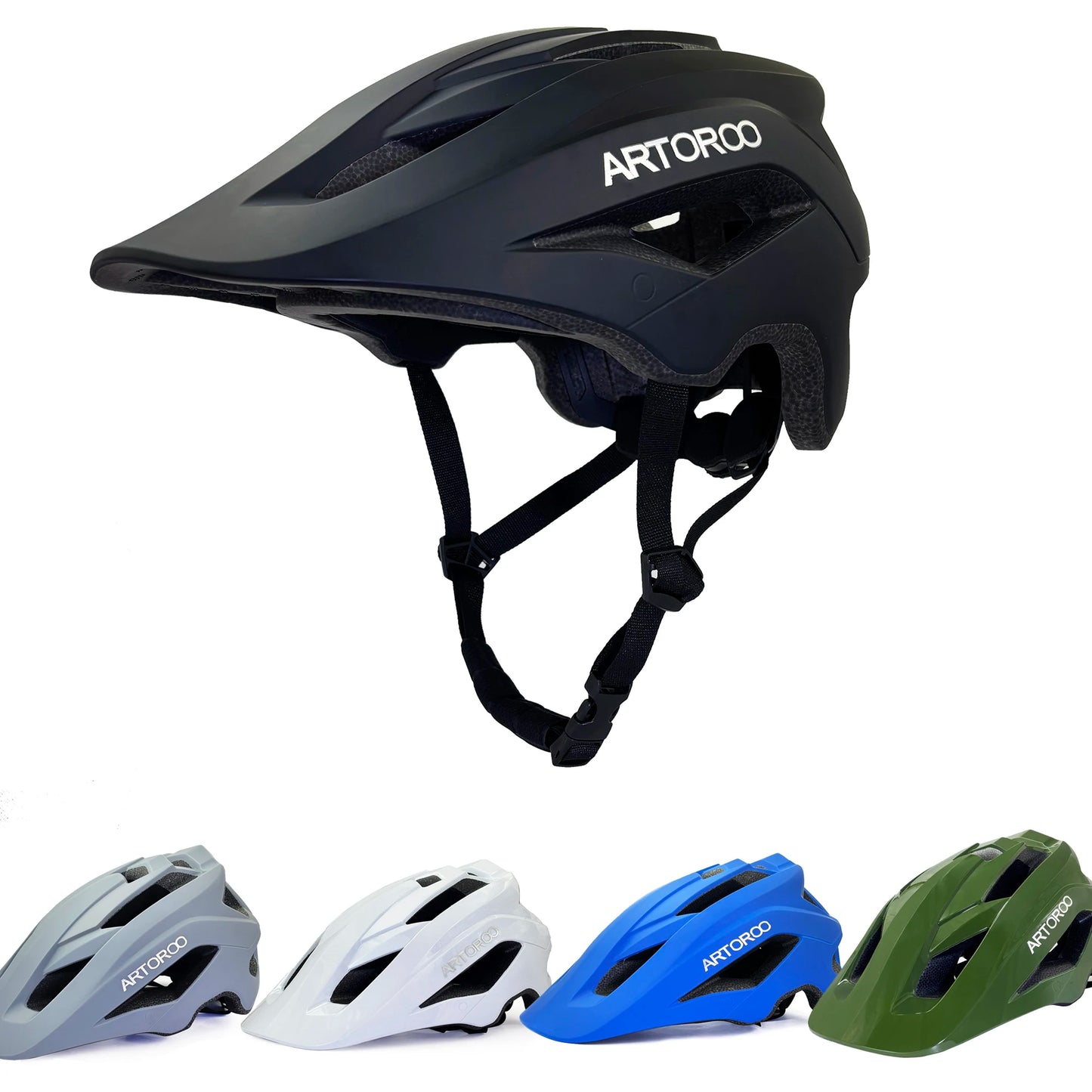 Adult Ultra Lightweight Mountain Bike Helmet With Adjustable Fit