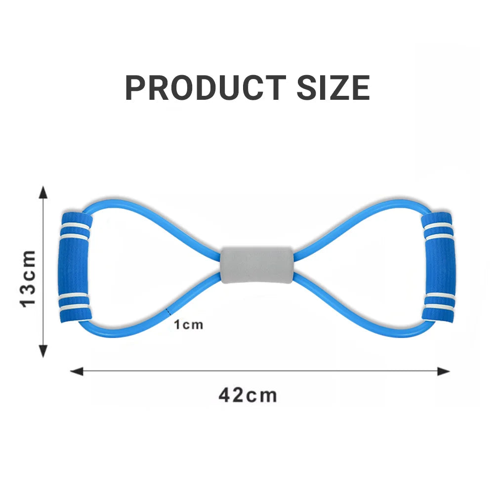 Yoga Elastic Exercise Bands Fitness Equipment CrossFit Bodybuilding Workout Tension Rope Resistance Band Home Gym