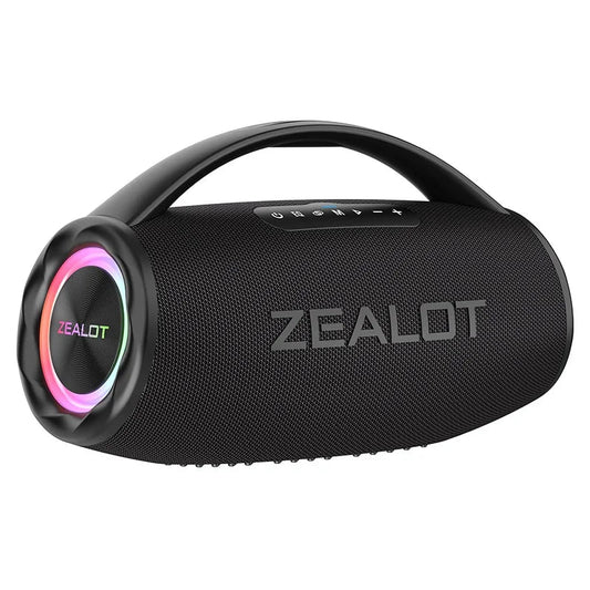 80W Bluetooth Speaker Powerful Wireless Speaker with Portable Handle, for Party, Camping,RGB Colorful Light