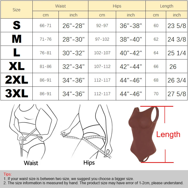 Women Backless Tank Bodysuit Shapewear – Tummy Control & Butt Lifter