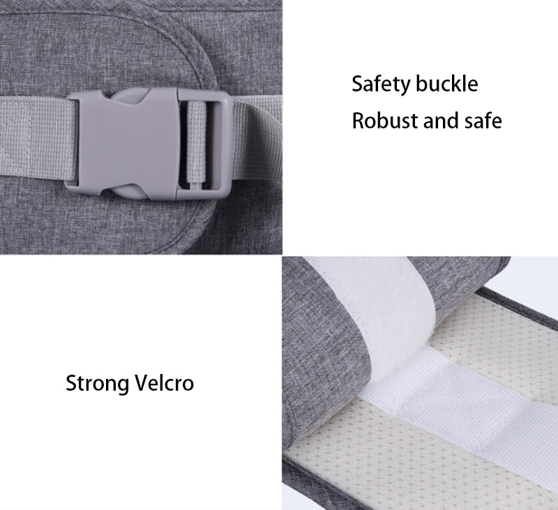 Ergonomic  Carrier Portable   Hip Seat Waist Stool Sling Front Facing Kangaroo  Wrap Carrier For  Gear